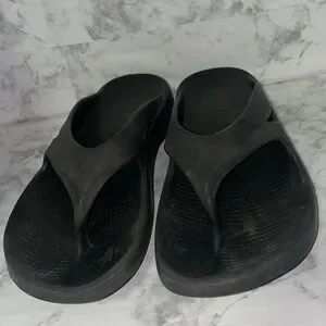 Black Oofos- M9/ W11 EU 42 Gender Inclusive OOriginal Sandal Oofos W11/M9 | eBay main image 4